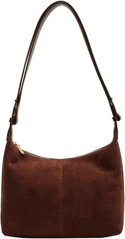 جلد الغزال حمل حقيبة حقيبة يد أنيقة شيك صغير Crossbody الخريف محفظة محفظة المرأة العصرية 2025 حقيبة كتف أنيقة in Kuwait