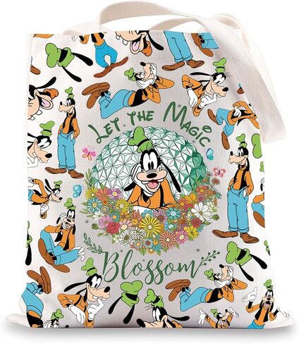 BWWKTOP Fuuny Dog Tote Bag Cartoon Dog Lover Gift Let The Magic Shoulder Bag Silly Cartoon Merchandise in Saudi Arabia