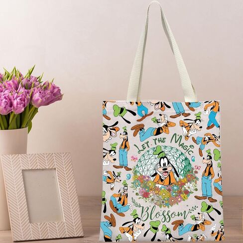 BWWKTOP Fuuny Dog Tote Bag Cartoon Dog Lover Gift Let The Magic Shoulder Bag Silly Cartoon Merchandise in Saudi Arabia