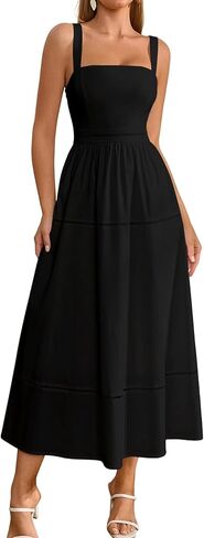 Colysmo Corset Midi Flowy Summer Wedding Guest Dress Elegant Bridal Shower Tea Party Dresses for Women 2026 Sundress in Kuwait