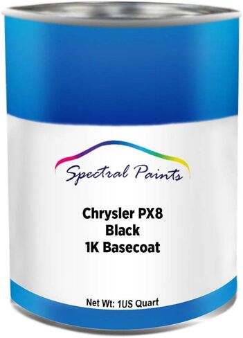 طلاء أسود لدودج كرايسلر جيب PX8-نصف لتر in Kuwait