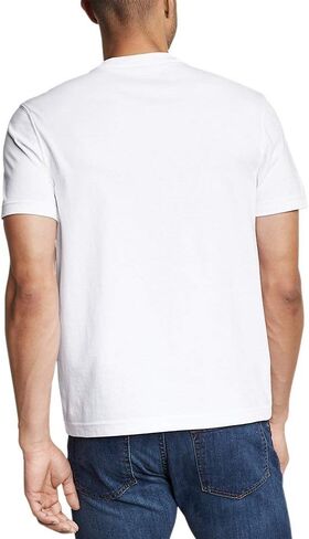 تي شيرت Eddie Bauer رجالي Legend Wash قصير الأكمام، أبيض، X-Large in Saudi Arabia