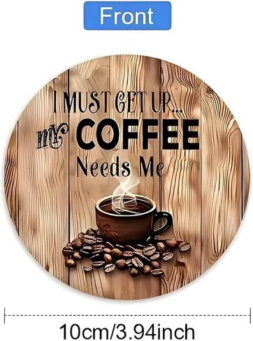 5 Pcs Coffee Coaster,Non-Slip Coaster Pads for Bar, Kitchen, Dining Room, Unique Housewarming Gifts for Home Decor（AB-052） in Saudi Arabia