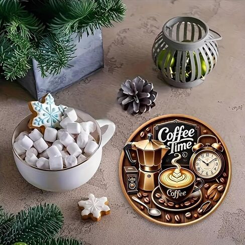 5 Pcs Coffee Coaster,Non-Slip Coaster Pads for Bar, Kitchen, Dining Room, Unique Housewarming Gifts for Home Decor（AB-052） in Saudi Arabia