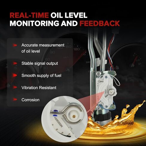 EB206S Electric Fuel Pump Module Assembly Sending Unit Compatible with Ford E-150 E-250, E-150 Club Wagon, E-250 E-350 Econoline, E-350 E-450 Super Duty,E-450 Econoline Super Duty GAS w/2 Tube Ports in Kuwait