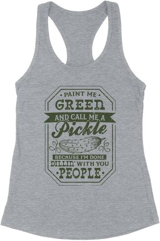 Call Me a Pickle Tank Top Fitted Racerback Women's in Kuwait