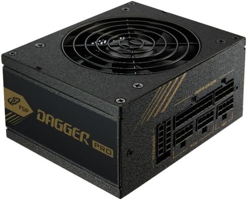 FSP SFX Pro 450W Power Supply, 80 Plus Bronze Certified PSU | Includes SFX to ATX Bracket, Non-Modular for SFF, Mini-ITX, Micro-ATX Compact PC Builds, FSP450-50SAC in Kuwait