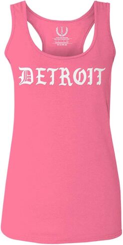VICES AND VIRTUESS 0362. Detroit 313 Michigan City Hip HOP Hipster Streetwear Women's Tank Top Racerback in Kuwait