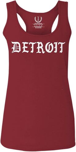 VICES AND VIRTUESS 0362. Detroit 313 Michigan City Hip HOP Hipster Streetwear Women's Tank Top Racerback in Saudi Arabia