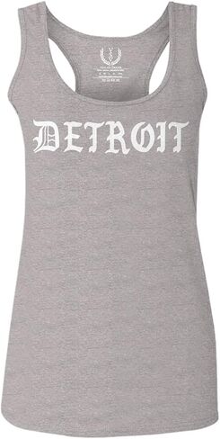 VICES AND VIRTUESS 0362. Detroit 313 Michigan City Hip HOP Hipster Streetwear Women's Tank Top Racerback in Saudi Arabia