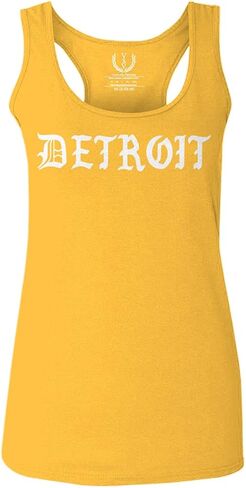 VICES AND VIRTUESS 0362. Detroit 313 Michigan City Hip HOP Hipster Streetwear Women's Tank Top Racerback in Saudi Arabia