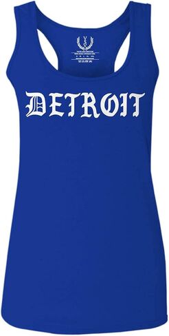 VICES AND VIRTUESS 0362. Detroit 313 Michigan City Hip HOP Hipster Streetwear Women's Tank Top Racerback in Saudi Arabia