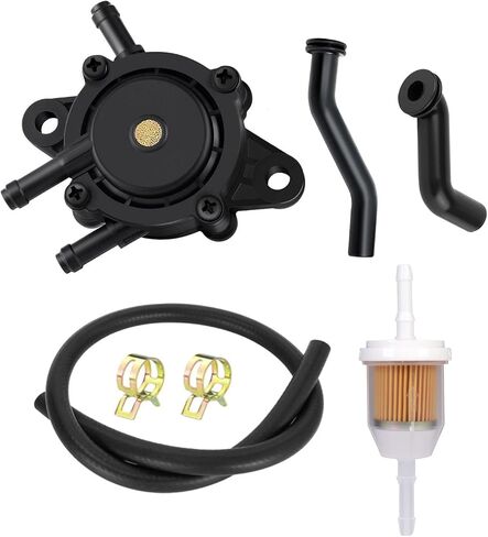 808492 Fuel Pump with Filter and 596163 793147 Vacuum Hose Compatible with Kohler 17HP-25HP Bri and Str 808656 John Dere LG808656 D140 D130 D125 D150 Z235 LA140 LA150 LA155 Lawn Mower in Saudi Arabia