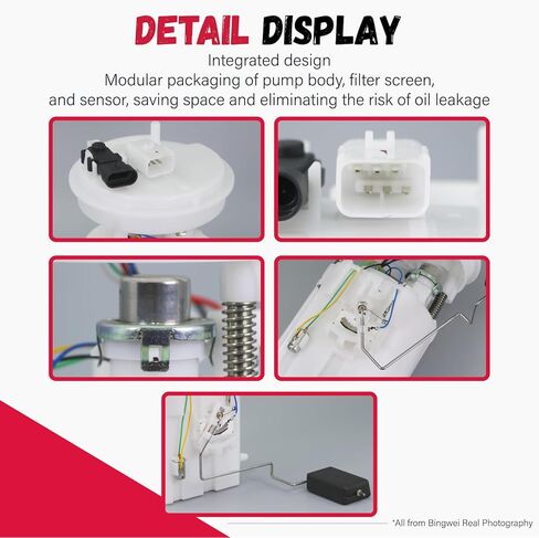 E4003M، P77045M/مجموعة وحدة مضخة الوقود الكهربائية/متوافقة مع Chevy Aveo Aveo5 Pontiac G3 Wave L4 1.6L Gas 2009-2011/استبدل SP6667M مع مستشعر ضغط وحدة الإرسال in Kuwait