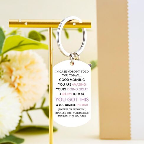 Inspirational Gifts for Women Motivational Keychain for Friends Teen Girls Encouragement Gift for Daughter Sister Coworkers Birthday Ideas Gift Butterfly Keychain Charm in Kuwait