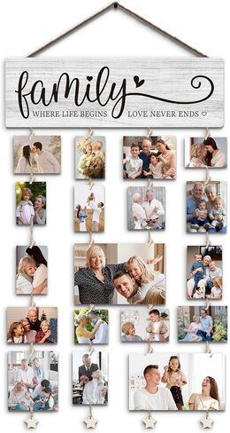 Gifts for Grandparents, Grandkids Picture Frames Gifts for Grandma Nana Grandmother from Granddaughter Grandson, Grandkids Make our Hearts Happy Photo Collage Frame for Wall Decor in Saudi Arabia