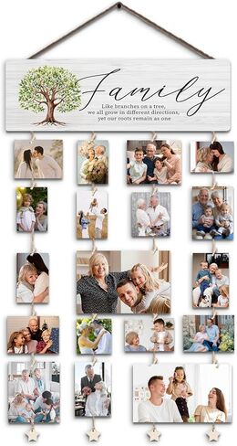 Gifts for Grandparents, Grandkids Picture Frames Gifts for Grandma Nana Grandmother from Granddaughter Grandson, Grandkids Make our Hearts Happy Photo Collage Frame for Wall Decor in Saudi Arabia