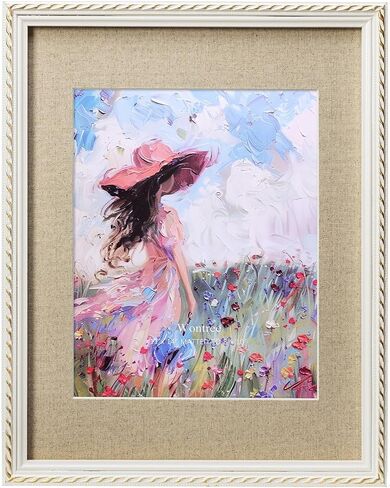 إطار صورة طبيعي مقاس 11 × 14، حواف حبل ذهبية اللون، خشب الصنوبر مع زجاج حقيقي، عرض صور مقاس 11 × 14 مطفأة حتى 8 × 10، سطح مكتب عمودي وأفقي أو معلق على الحائط in Kuwait
