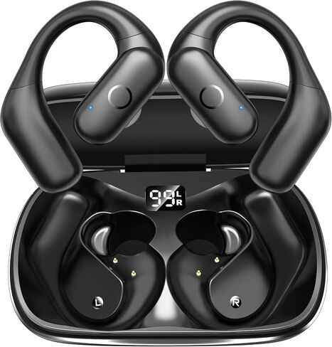 كوردين بلوتوث 5.3 سماعات أذن لاسلكية ، سماعات استريو ديب باس هاي فاي مع سماعات ميكروفون داخل الأذن لإلغاء سماعات البلوتوث ، براعم أذن صوتية متميزة غامرة لأجهزة iPhone ، Android in Kuwait