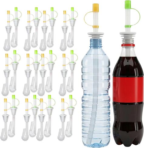 Jokari 4 Count Sip and Seal Soda Straws for Bottled Beverages in Kuwait