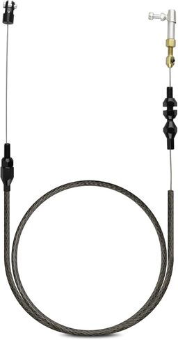 XTC-1000HT 24" Throttle Cable Kit Fit for Most Gas Pedals and Throttle Assemblies, Black Woven Stainless Steel Sheath in Saudi Arabia