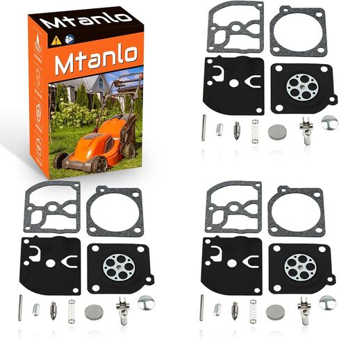 Carburetor Repair Kit, Fit For Zama C1Q-S75, C1Q-S75A, C1Q-S76, C1Q-S76A, C1Q-77, C1Q-77A, C1Q-S84, C1Q-S84A, C1Q-S84B, C1Q-S85, C1Q-S85A carburetor, Replace OEM For Zama RB-105 in Saudi Arabia