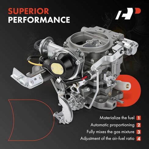 A-Premium 2 Barrel Carburetor Compatible with ISUZU 4ZD1 Engine Isuzu Amigo 1989-1993, Impulse 1988-1989, Pickup 1988-1994, 2.3L in Saudi Arabia