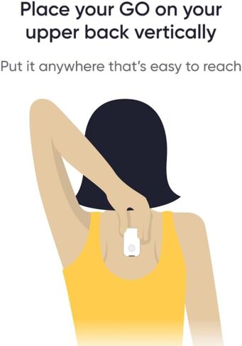 Upright Bundle: Black Magnetic Necklace & Adhesive Replacement Pack for GO S & GO 2 Posture Corrector Trainer in Kuwait