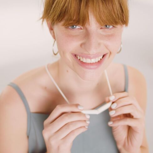 Upright Bundle: Black Magnetic Necklace & Adhesive Replacement Pack for GO S & GO 2 Posture Corrector Trainer in Kuwait