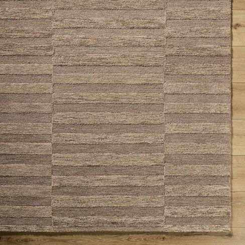 Livabliss x سجاد منطقة المنزل PNW الخاص بنا - سجادة بنية حديثة من Idaho مقاس 2 × 3 لغرفة المعيشة وغرفة النوم - سجادة عاصفة رملية بيج مصنوعة يدويًا من الصوف بنسبة 100% للمكتب المنزلي والمطبخ وغرفة الطعام (2 × 3 بوصة) in Saudi Arabia