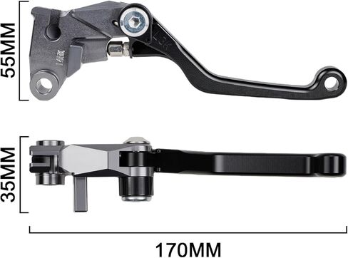 Motorcycle Brake Clutch Lever Foldable CNC Pivot Folding for KLR650 KLR 650 2022-2025 Dual-Sport Dirt Pit Bike in Saudi Arabia