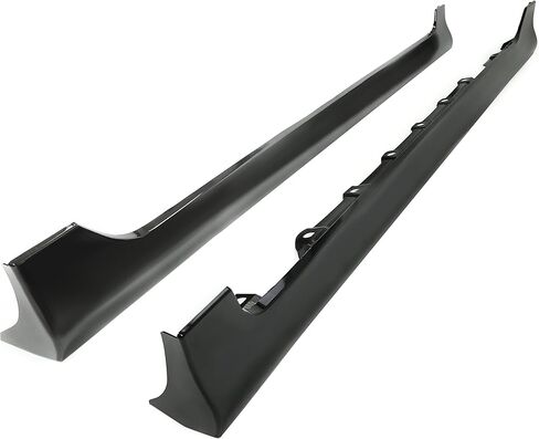 Side Skirts Body Kit Compatible with 2003-2008 Toyota Corolla Rocker Panels Guard Trim Extensions Replacement Black (Pair) in Saudi Arabia