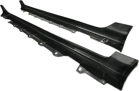Side Skirts Body Kit Compatible with 2003-2008 Toyota Corolla Rocker Panels Guard Trim Extensions Replacement Black (Pair) in Saudi Arabia