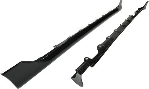 Side Skirts Body Kit Compatible with 2003-2008 Toyota Corolla Rocker Panels Guard Trim Extensions Replacement Black (Pair) in Saudi Arabia