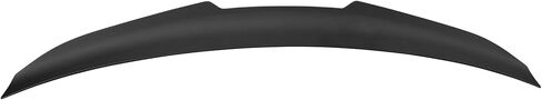 IKON MOTORSPORTS, Trunk Spoiler Compatible with 2007-2013 BMW E92 3-Series Coupe & M3 Coupe, Matte Black PSM Style ABS Plastic Rear Trunk Lid Spoiler Wing Lip in Saudi Arabia