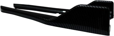 Rear Apron Fit for Infiniti Q50 Signature Edition/Sensory/Red Sport I-Line/Red Sport 400/Pure/Luxe Sedan 4-Door 2018-2024, Carbon Fiber Painted Style ABS 2PCS Rear Bumper Side Corner Aprons Extension in Kuwait