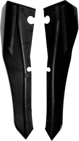 Rear Apron Fit for Infiniti Q50 Signature Edition/Sensory/Red Sport I-Line/Red Sport 400/Pure/Luxe Sedan 4-Door 2018-2024, Carbon Fiber Painted Style ABS 2PCS Rear Bumper Side Corner Aprons Extension in Kuwait