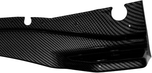 Rear Apron Fit for Infiniti Q50 Signature Edition/Sensory/Red Sport I-Line/Red Sport 400/Pure/Luxe Sedan 4-Door 2018-2024, Carbon Fiber Painted Style ABS 2PCS Rear Bumper Side Corner Aprons Extension in Kuwait