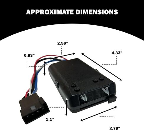8508211 Brake Controller with Wiring Harness, Compatible with Dodge RAM 1500, 2500, 3500 in Kuwait