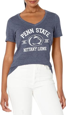 Blue 84 Women's Iowa Hawkeyes T Shirt Tri-Blend Mascot, Iowa Hawkeyes Black, Large in Saudi Arabia