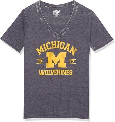 Blue 84 Women's Iowa Hawkeyes T Shirt Tri-Blend Mascot, Iowa Hawkeyes Black, Large in Saudi Arabia