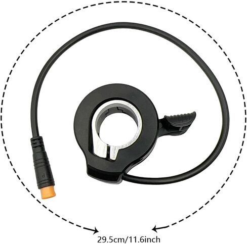 130X E-Bike Thumb Throttle Electric Bike 3pin Plug Thumb Throttle Waterproof Plug Connector EBike Speed Control Compatible with Electric Bicycle Scooter Accessories in Kuwait