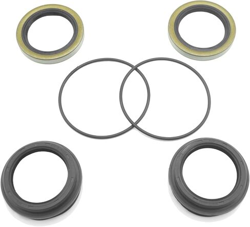 Inner and Outer Rear Wheel Drive Axle Shaft Bearing Oil Seal Kit for Toyota Tacoma 1995-2004 4Runner 1992-2000 T100 1993-1998 with Hub O-Ring Case Seal Type K Oil 90313-48001 90310-50006 in Kuwait