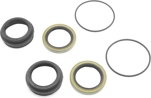 Inner and Outer Rear Wheel Drive Axle Shaft Bearing Oil Seal Kit for Toyota Tacoma 1995-2004 4Runner 1992-2000 T100 1993-1998 with Hub O-Ring Case Seal Type K Oil 90313-48001 90310-50006 in Kuwait
