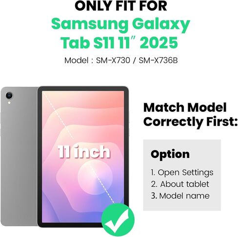 SEYMAC Case for Samsung Galaxy Tab S6 Lite 10.4'' 2024/2022/2020 (SM-P620/P610/P615), Heavy Duty Full-Body Shockproof Protective Case with Screen Protector, Rotating Stand, Hand/Shoulder Strap, Black in Kuwait