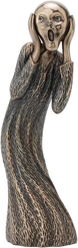 Veronese Design 8 Inch Edvard Munch The Scream Antique Bronze Finish Sculpture Art Figurine in Saudi Arabia