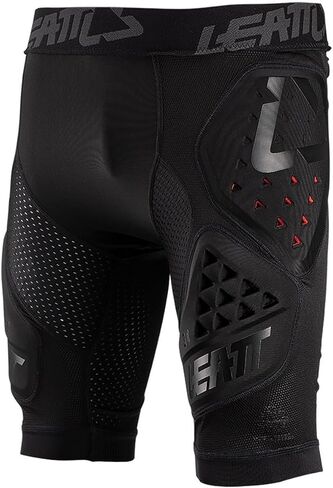 Leatt Impact 3DF 3.0 Adult Off-Road BMX Cycling Shorts - Black/Medium in Saudi Arabia