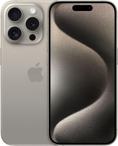 Apple iPhone 15 Pro Max, 256GB, Natural Titanium - GSM Carriers (Renewed Premium) in Kuwait
