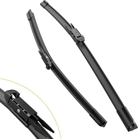 MIKKUPPA 26"+23" Windshield Wipers Blades Replacement for 2007-2021 Toyota Tundra, 2008-2022 Toyota Sequoia, Pinch Tab All Season Wiper Blades(Pack of 2) in Saudi Arabia