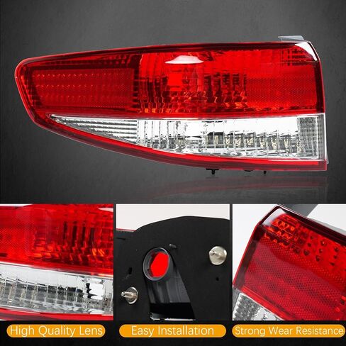Left Rear Tail Light Replacement For Honda Accord 2003 2004 Driver Side Outer Brake Lamp Driver Side,For HO2800148,33551-SDA-B01 in Saudi Arabia